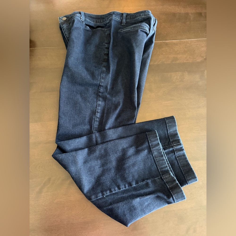 Talbots Dark Blue Wide Leg Jeans